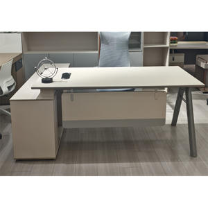 <span class=keywords><strong>Prix</strong></span> bon marché Bureau commercial ergonomique moderne en forme de <span class=keywords><strong>X</strong></span> Mobilier de poste de travail de bureau pour 4 personnes - Product Image 5