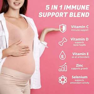 Capsules de soutien à la fertilité et à la santé reproductive féminine, complément alimentaire naturel de haute qualité à base d'acide folique, de vitamine E et de sélénium - Product Image 4