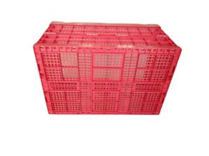 Cassa di immagazzinaggio pieghevole della cucina domestica di QS cassa di plastica pieghevole pieghevole con il coperchio e la maniglia - Product Image 3