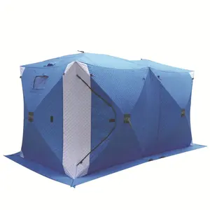 15年の経験を持つ暖かいテント冬のキューブコットンアイスフィッシングテントを保つ
