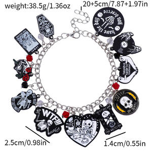 Pulsera Wowei Creativa al por Mayor, Diseño de Terror de Halloween, Fantasma de Pesadilla, Pulsera Unisex para Madre, Joyería - Product Image 4