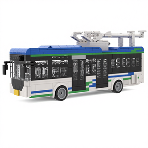 Modelo de Autobús Personalizado MOC en Ladrillos, Diseñado para Eventos, Exposiciones y Proyectos de Imagen de Marca - Product Image 1