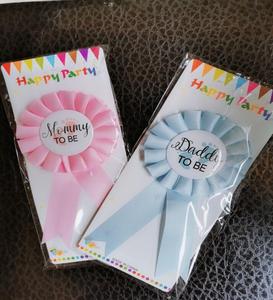 Blu Rosa Mamma A Essere Papà A Essere Distintivo Della Cinghia di Spalla Set di Genere Bambino Rivelare Regalo <span class=keywords><strong>Primo</strong></span> <span class=keywords><strong>Compleanno</strong></span> di Favore Del Bambino doccia Decorazione - Product Image 6