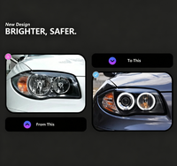 Ensemble de phares à LED pour BMW Série 1 E87 2004-2011, mise à niveau AFS, clignotants DRL, feux de signalisation automatiques, accessoires de voiture modifiés