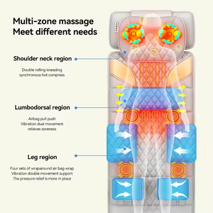 2025 Verbeterde Fenitech Massagemat Voor Het Hele Lichaam Met Uitrekken Van Airbags | 3d Lumbale Tractie En Verwarmingstherapie - Product Image 4