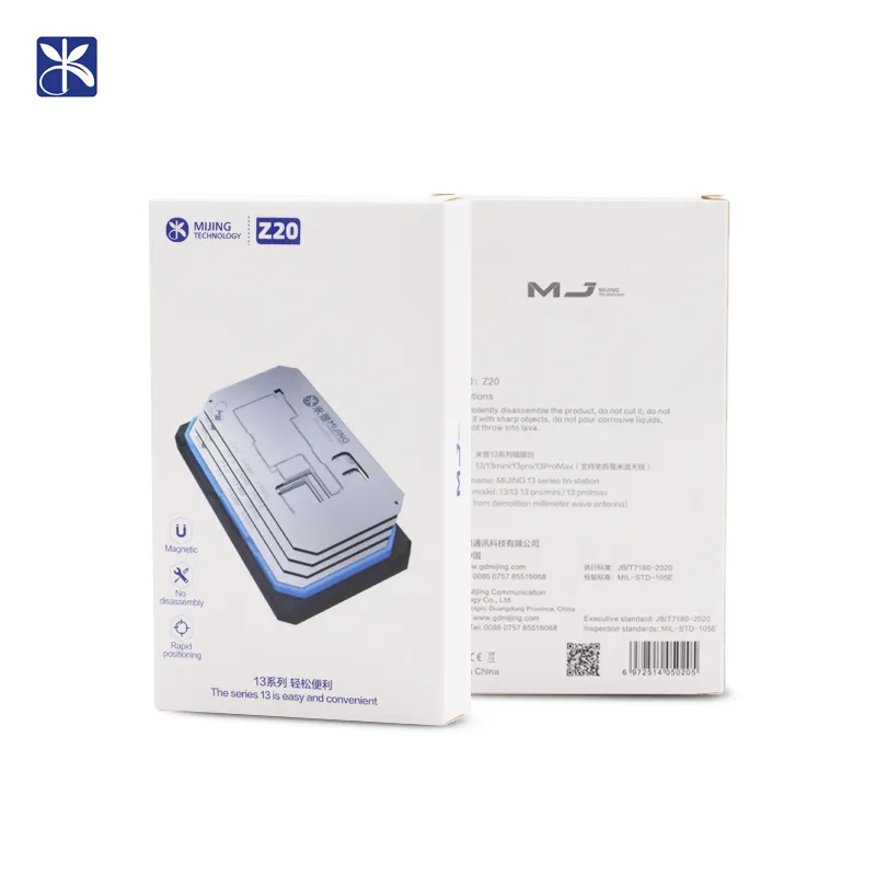 MiJing Z20 Pro 14 IN 1 Fixture ForiPhone X-13 pro max Middle Layer Motherboard Reballing Soldering Platform With Stencil