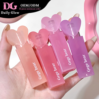 Gloss à lèvres hydratant et repulpant végétalien à l'extrait de fruits, effet naturel, superposable, pour un maquillage des lèvres jeune et nude, base de lèvres quotidienne