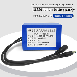 Bán buôn 3.7V Pin <span class=keywords><strong>lithium</strong></span> ion giá 18650 3s3p 11.1V 6600mAh <span class=keywords><strong>Li</strong></span>-ion pin Nhà cung cấp - Product Image 4