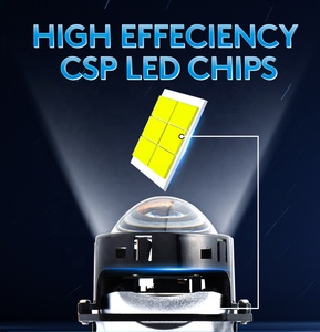 <span class=keywords><strong>Precio</strong></span> de fábrica faro universal coche led luces actualización súper brillante 60W P6 led proyector lente 3,0 cabeza luz 6000K - Product Image 6