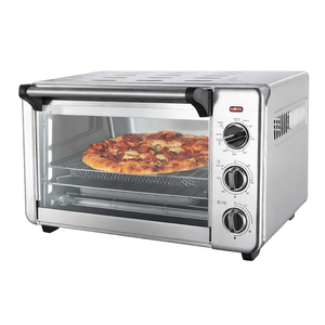 Four à air chaud <span class=keywords><strong>Russell</strong></span> <span class=keywords><strong>Hobbs</strong></span> Mini 5-en-1 (friture/huile/cuisson/grillage/granola) 20L en acier inoxydable, commande mécanique, économie d'énergie, usage domestique - Product Image 1