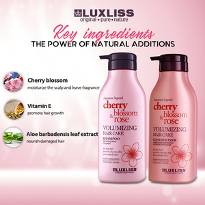 Champú y Acondicionador Personalizados con Logotipo, Voluminizador Natural, Anticaspa, con Flor de Cerezo, <span class=keywords><strong>para</strong></span> <span class=keywords><strong>Cabello</strong></span> <span class=keywords><strong>Fino</strong></span> - Product Image 4