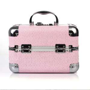Multi-Storey Makeup Box Professional Cosmetic Suitcase Beauty Makeup Organizer Case With Coded Lock