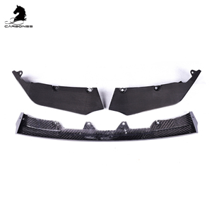 Alerón Delantero de Fibra de Carbono Seca de 3 Piezas Estilo V, Mejora del Rendimiento Aerodinámico para <span class=keywords><strong>BMW</strong></span> G80 M3 / G82 M4 <span class=keywords><strong>2021</strong></span>+ - Product Image 3