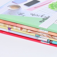 Cahier d'exercices promotionnel à piqûre à cheval, quadrillé standard français, pour étudiants, multi-usages