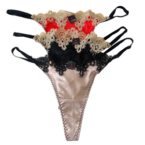 Hersteller liefern direkt Großhandel Low-Rise Bikini T-Höschen mit wasserlöslichem Rand, Flash Ultra-Dünn - Product Image 4