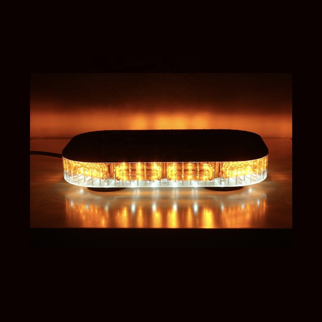 Amber LED Strobe Mini Light bar with Magnetic Base for Emergency Vehicle Mini Light bar Led Light Bars