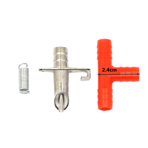 Kit de Bebedero de Alta Calidad <span class=keywords><strong>para</strong></span> Conejos con Tubo en T de Resorte de 2.4cm, Conexión <span class=keywords><strong>para</strong></span> Bebedero de Aves de Corral, Conejillos de Indias y Ganado en Granjas - Product Image 1