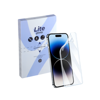 Protection d'écran en hydrogel anti-reflets pour smartphone, protection des yeux, blocage de la lumière bleue pour iPhone 15 Pro Max