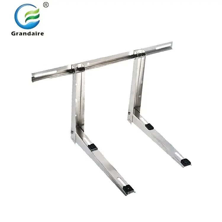 air conditioner stainless steel wall support bracket with cross bar