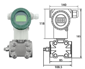 ZT 식품 등급 차압 송신기 ZT 3051 | <span class=keywords><strong>0</strong></span>.075% 정밀도 | 4-20mA | 304SS | IP67 - Product Image 2