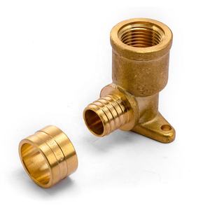 Raccord coudé à compression en laiton forgé de haute qualité, connecteur de tuyau hexagonal en laiton, fournisseur OEM ODM - Product Image 6