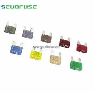 Seuo Bon <span class=keywords><strong>Prix</strong></span> Mini Auto Voiture 0297 Série 2A 3A 5A 7.5A 10A 15A 20A 25A 30A 32V Petite Lame Fusible Pour <span class=keywords><strong>Moto</strong></span> Automobile - Product Image 2
