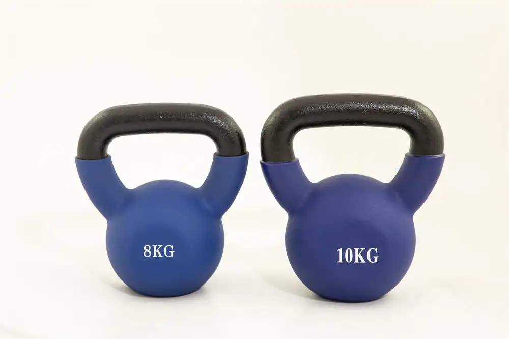 Venta caliente 2023 nuevo estilo de alta calidad de neopreno redondo kettlebelll equipo de gimnasio