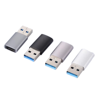 Adaptador USB 3.0 de Alta Velocidad de 5 Gbps, Macho a Hembra Tipo C, Conector USB C para Laptop, para Carga y Transferencia de Datos