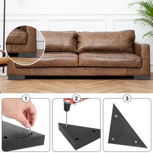 Thiết Kế Hiện Đại Có Thể Điều Chỉnh Nhựa Đồ Nội Thất Chân Tam Giác Sofa Miếng Đệm Cho Ghế Bảng Tủ Phòng Khách Pinyang Mô Hình Thương Hiệu - Product Image 4