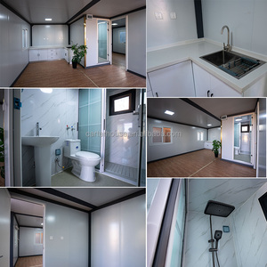 บ้านคอนเทนเนอร์เหล็กสองชั้น ทนทาน พร้อมบันไดพับได้ ระเบียง ขนาด 40 ฟุต 2 ชั้น สำหรับอยู่อาศัยในเมืองและสำนักงาน - Product Image 3