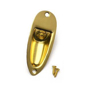 Prise de sortie pour amplificateur de guitare électrique en métal chromé 6,35 mm, trou de connexion, prise bateau, pièces pour instruments à cordes - Product Image 5