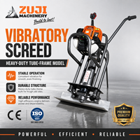 ZUJI VS35B für Motoren, 100 % Kupfermotor, CE-zertifiziert, Oberflächenglättung, Benzin-Betonrüttelbohle mit Aluminiumklinge, tragbar