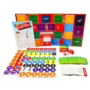 Individuelles Druckbrett-Spiel Erwachsene Kinder-Spielbrett-Spiel Juegos De Mesa Familie Papierspielkarten-Spiel