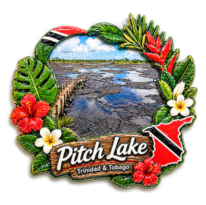 Nouveauté : aimant de réfrigérateur créatif en résine 3D, El Yunque, Porto Rico, Coqui, souvenir d'attraction touristique des Caraïbes - Product Image 5