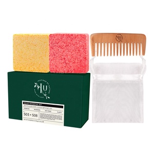 Savon Shampooing Solide Végétalien Portable Fait Main <span class=keywords><strong>LU</strong></span> au Gingembre, Nourrissant et Fortifiant, Anti-Chute, à Base de Plantes Naturelles pour Peaux Grasses - Product Image 1