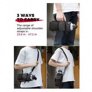 Échantillon Gratuit – Nouveau Style Tendance – Porte-Bouteille d'Eau avec Poche Avant et Bandoulière Confortable Réglable – Glacière Portable - Product Image 5