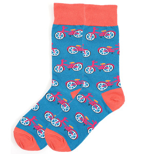 Calcetines Divertidos de Colores para Hombre, Calcetines Invisibles de Algodón Peinado, Calcetines Casuales de Moda para Mujer con Estampados de Guitarra, Piña, Bicicleta, Tiburón y Argyle - Product Image 3
