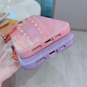 Funda de Teléfono de TPU Suave con Purpurina para Niñas, para iPhone X/XS XR 11 12 13 14 15 16 17 Pro Max 17 Air, Antigolpes - Product Image 6