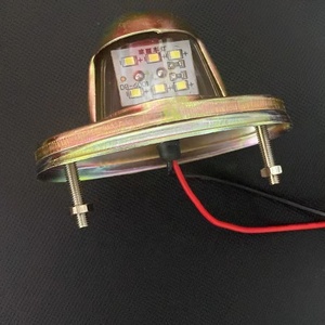 Vente en gros bon <span class=keywords><strong>prix</strong></span>, feux de <span class=keywords><strong>remorque</strong></span> de camion 24v imperméable 6 LED lampe de <span class=keywords><strong>plaque</strong></span> <span class=keywords><strong>d</strong></span>'<span class=keywords><strong>immatriculation</strong></span> en fer - Product Image 2