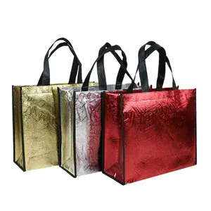 Высокое качество фабричная Складная хозяйственная сумка из нетканого материала нетканые отгибающимся краем; Сумка для покупок