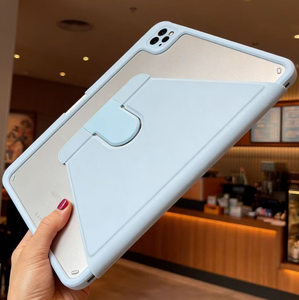 ที่คลุมโต๊ะสำหรับ iPad Samsung เคสแท็บเล็ตอัจฉริยะ360หมุนได้สำหรับ Realme แผ่น T20 <span class=keywords><strong>Mini</strong></span> Air 11 Flip PU หนังป้องกัน - Product Image 1