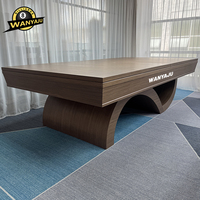 Table de billard en noyer massif, taille personnalisée, ardoise noire Jiujiang avec tiroir de rangement pour usage en club
