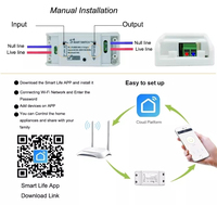 FY01 Tooya Interruptor de Circuito Inteligente Universal Tuya Zigbee Mesh con Diseño Deslizante, 10A, Control por Aplicación, Wi-Fi, Solución Personalizada para Hogar Inteligente