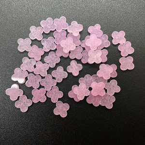 Quadrifoglio Portafortuna in <span class=keywords><strong>Giada</strong></span> <span class=keywords><strong>Rosa</strong></span> Naturale - Product Image 4