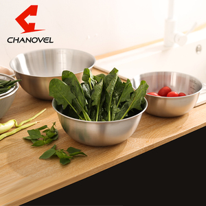 Набор из 3 смесителей из нержавеющей стали, маленькие более толстые миски для салата, набор легко очищенных матрасов для экономии места для хранения для выпечки - Product Image 5