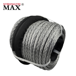 JINLI Gris Couleur Personnalisé Tressé 10mm X 28m 8000kgs Synthétique Treuil Corde avec Crochet pour Atv/utv - Product Image 3