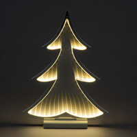 Haute qualité 3D infini miroir Tunnel lampe livraison rapide père noël lumière décorative pour voiture publicité style personnalisé néon