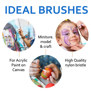 <span class=keywords><strong>Set</strong></span> di 12 <span class=keywords><strong>Pennelli</strong></span> BOMEIJIA con Manico in Acrilico <span class=keywords><strong>per</strong></span> <span class=keywords><strong>Pittura</strong></span> Artistica, Nail Art e Decorazione Fine Line - Product Image 4