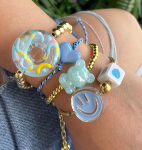 Pulsera con Cara de Oso Sonriente para las Fiestas, Accesorio Moderno para Niñas, Pulsera Ajustable como Regalo - Product Image 3