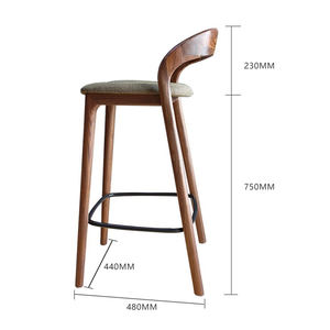 فن فاخر بسيط وحديث في المنزل لتناول القهوة والمطبخ مصنوع من الجلد من من من من من من من من - Product Image 6